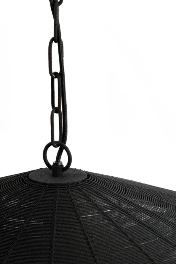 Zwarte ovale hanglamp modern Light & Living Bahoto - Ø 51 cm - Image 5