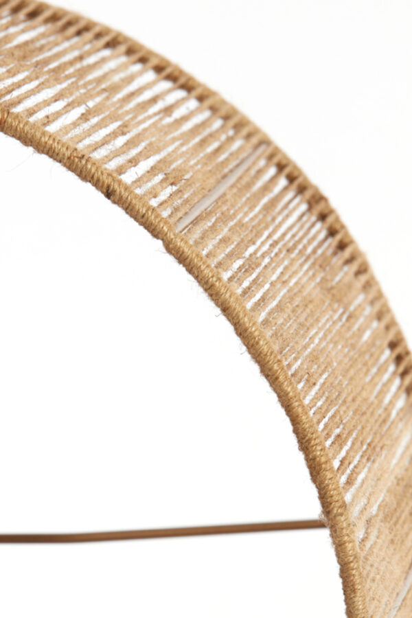 Geweven draad lampenkap naturel Light & Living Tossa - Ø 40 cm - Image 6