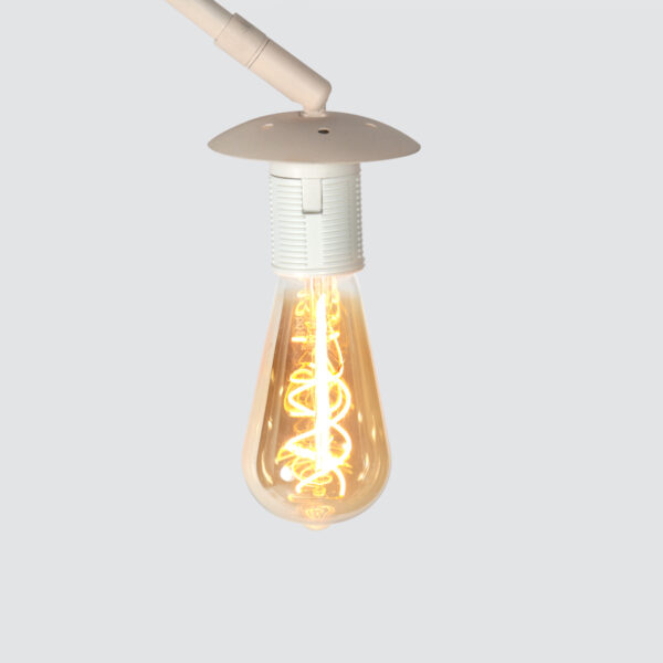Design booglamp creme met witte kap Steinhauer Sparkled Light - Image 12