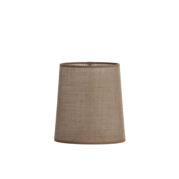 Lampenkap in bruine stof Light & Living Caden - H 23 cm