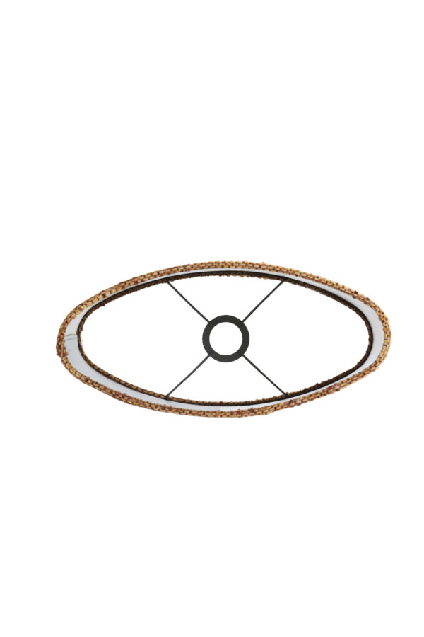 Geweven lampenkap natuurlijke tint Light & Living Osire - H 28 cm - Image 7