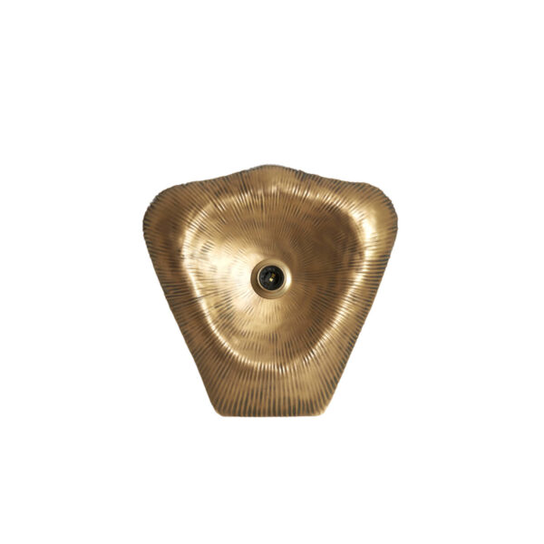 Gouden lampenkap organisch design Light & Living Amadi - H 41 cm