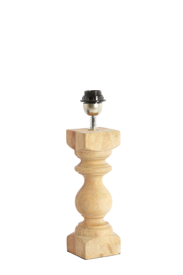 Decoratieve lampenvoet van hout Light & Living Cumani - H 36 cm - Image 3