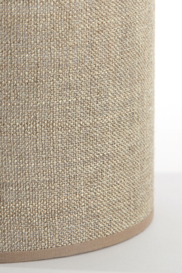Beige stoffen lampenkap cilindervormig Light & Living Caden - Ø 25 cm - Image 7