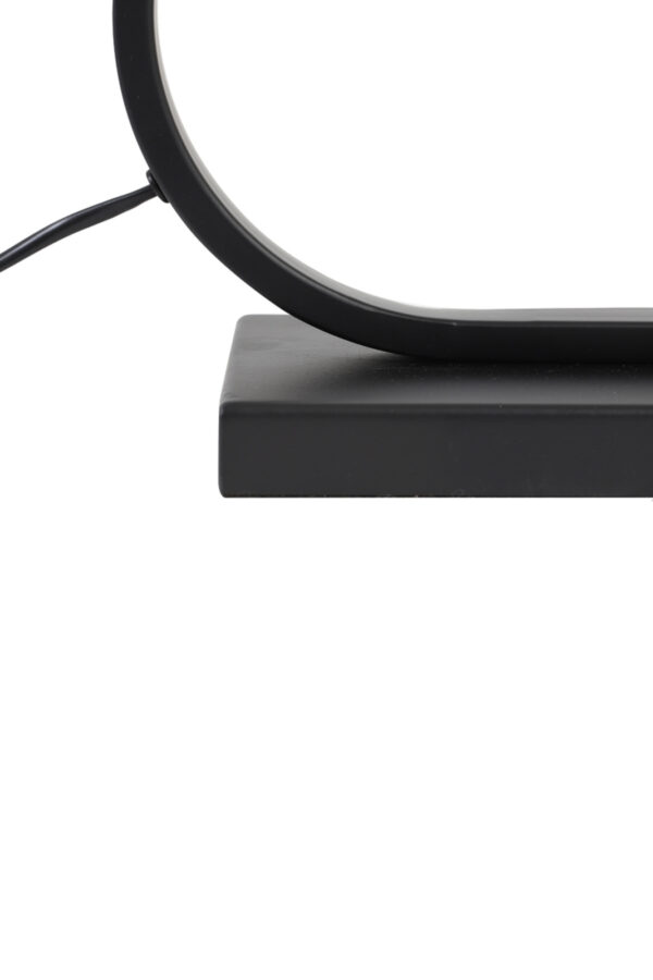 Zwarte lampvoet ovaal design Light & Living Jamiro - H 29 cm - Image 6