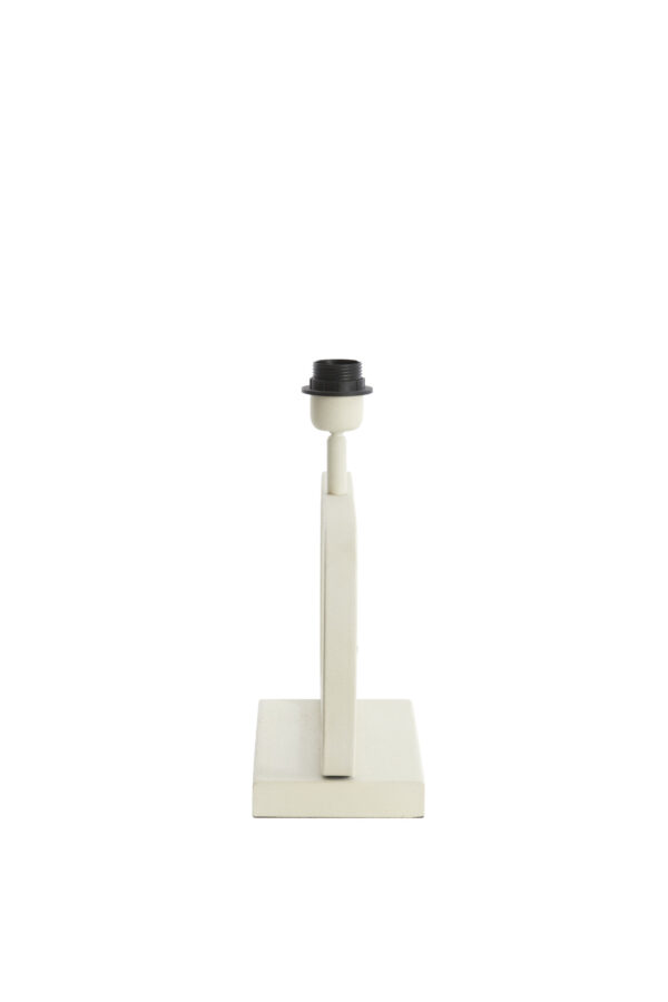 Ovale witte lampbasis Light & Living Jamiro - H 29 cm - Image 4