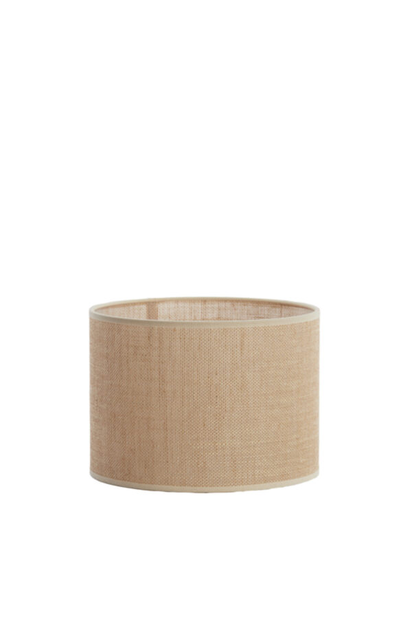Beige cilindervormige lampenkap voor sfeerverlichting Light & Living Sendai - Ø 25 cm - Image 2