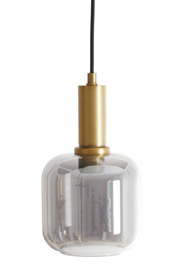 Glazen hanglamp met gouden details Light & Living Lekar - B 83,5 cm - Image 6