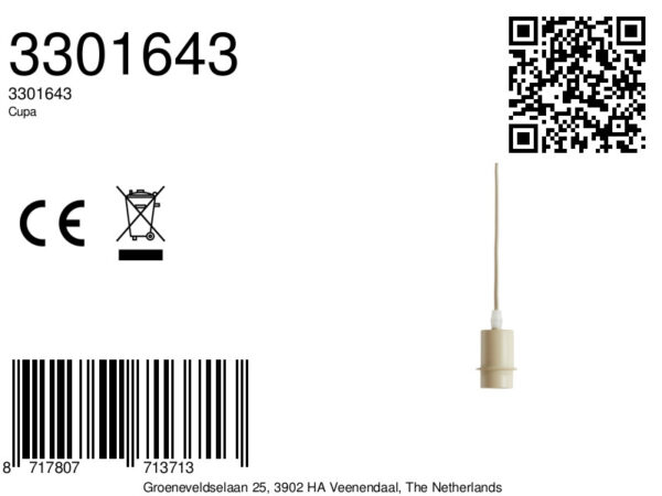 Beige kabelhouder hanglamp Light & Living Cupa - Ø 5 cm - Image 7