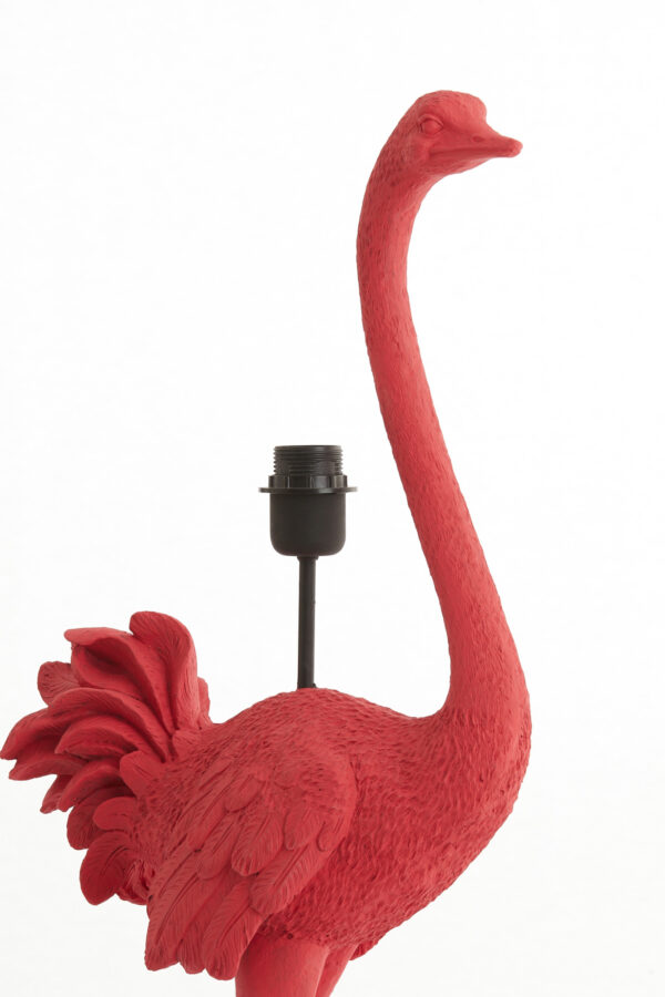 Roze struisvogel lampenvoet Light & Living Ostrich - H 95 cm - Image 7