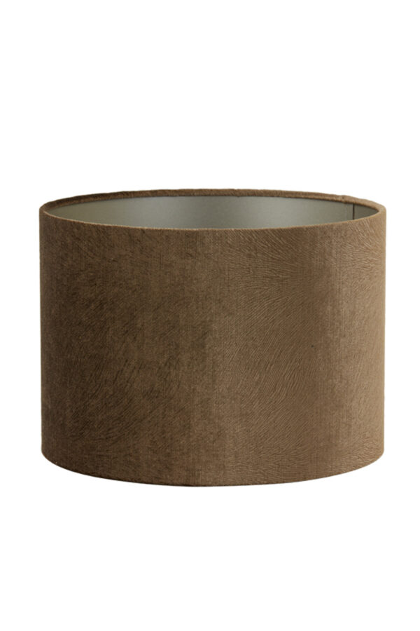 Bruine cilindrische lampenkap Light & Living Lubis - Ø 25 cm - Image 2