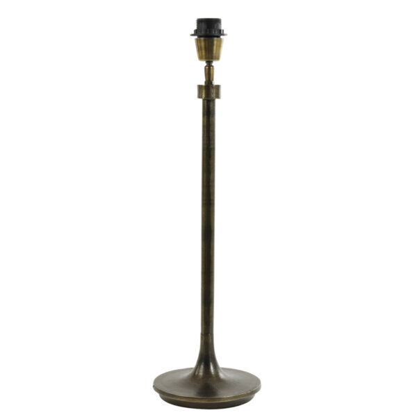 Klassieke zwarte & bruine lampenvoet Light & Living Olando - H 59 cm