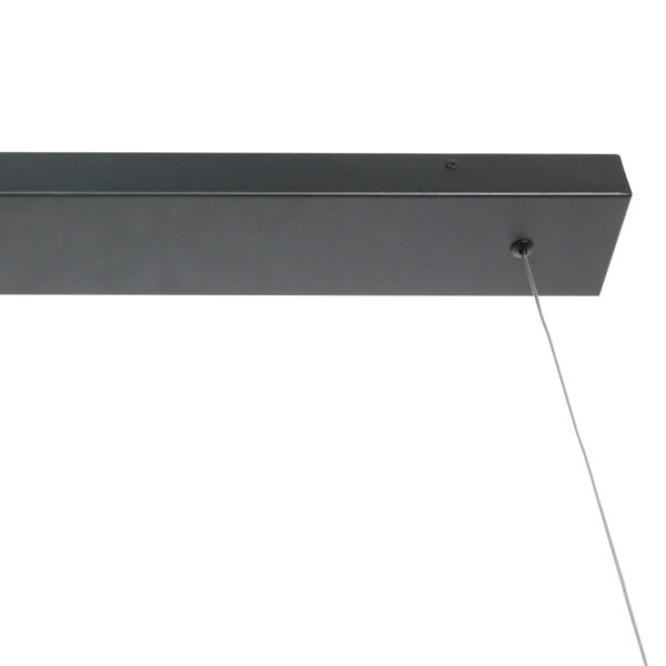 Zwarte design hanglamp met up- & downlight Mexlite BrightLine - Image 9