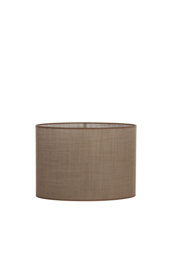 Bruine cilindervormige lampenkap in kleur Light & Living Caden - H 32 cm - Image 2