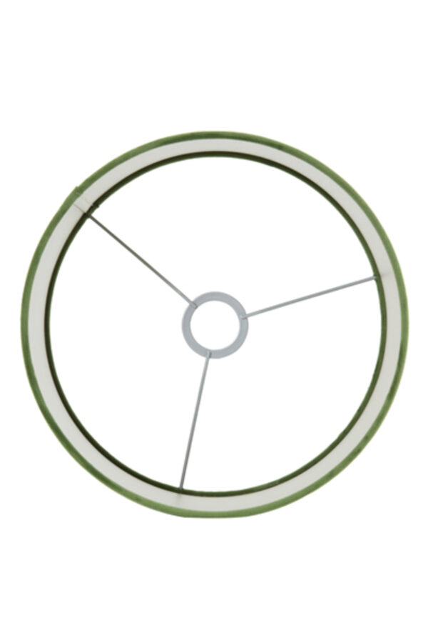Cilinder vormige lampenkap in groen Light & Living Velours - Ø 20 cm - Image 4