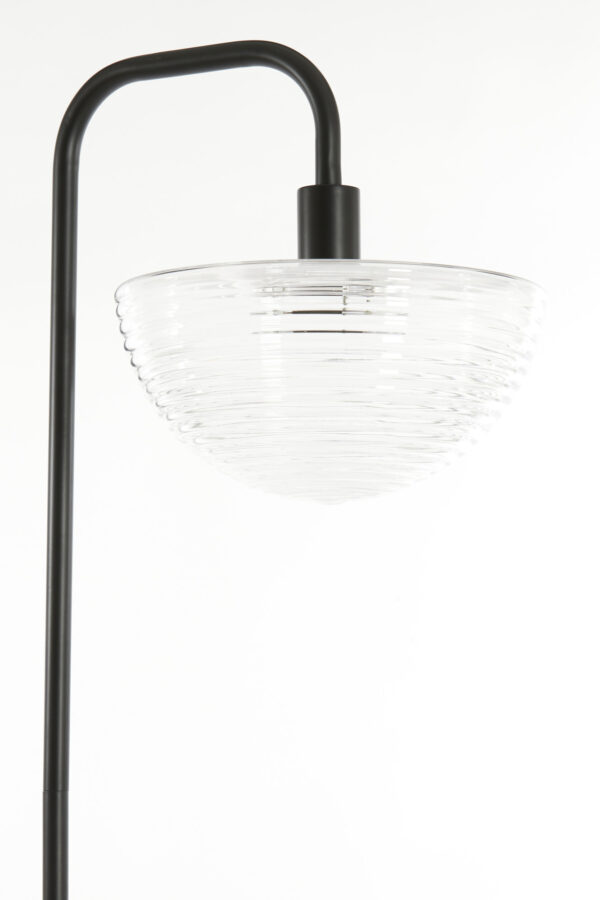 Staande vloerlamp met glazen kap Light & Living Baylie – H 165 cm - Image 4