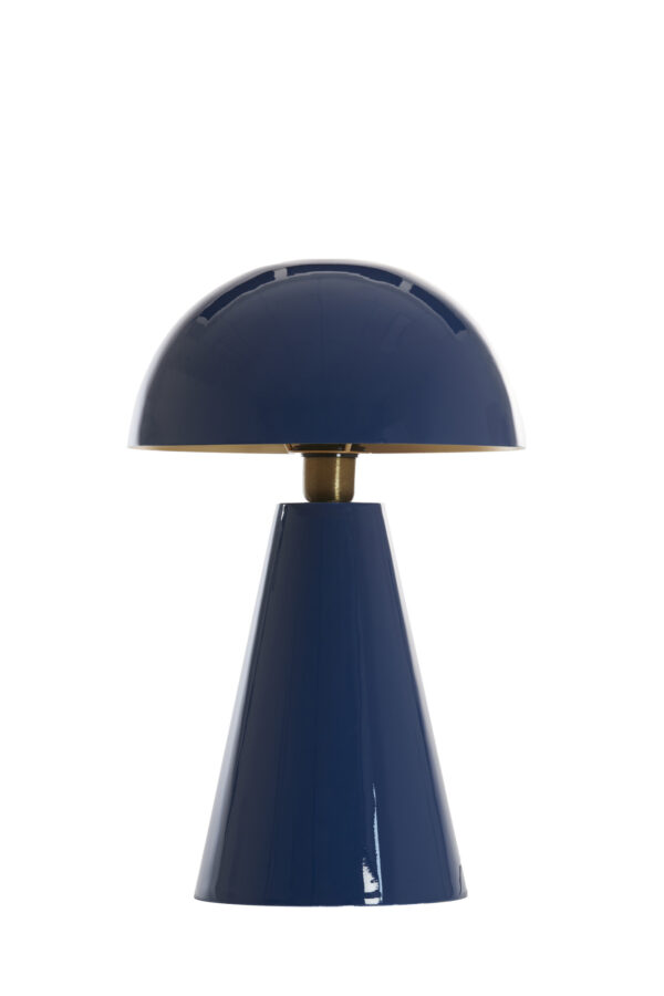 Blauwe metalen tafellamp Light & Living Surrina - H 49 cm - Image 2