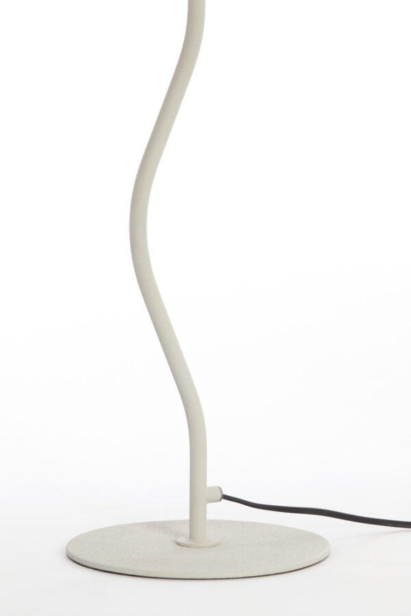 Tafellamp sierlijk wit gewelfd Light & Living Elimo - H 67 cm - Image 6