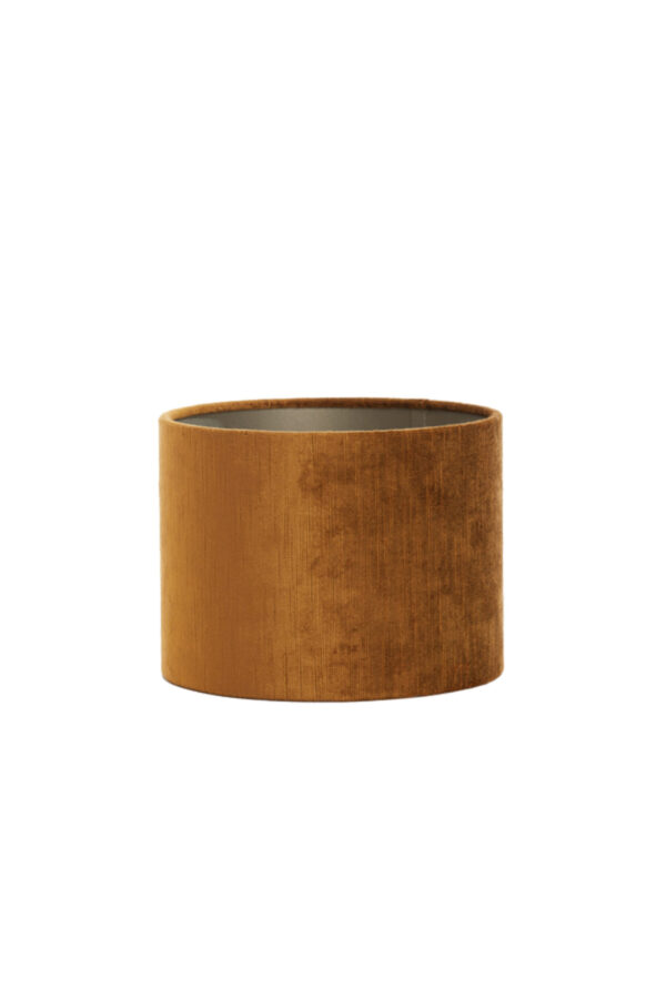 Goudkleurige fluwelen lampenkap voor decoratie Light & Living Gemstone - Ø 25 cm - Image 2
