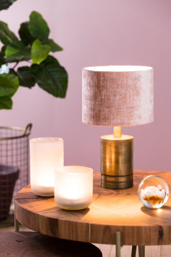 Bronzen lampvoet cilindervormig Light & Living Savi - H 17 cm - Image 3