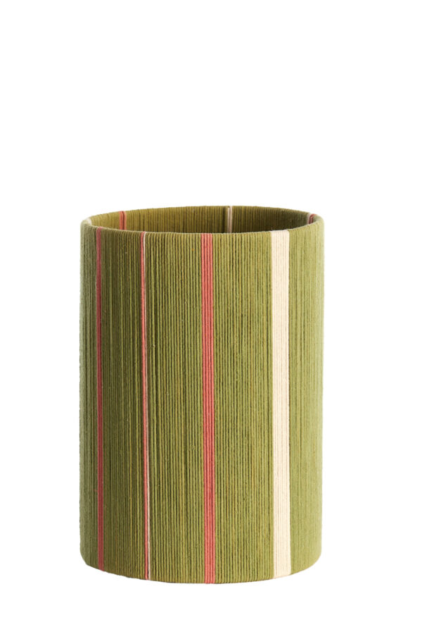 Gestreepte lampenkap groen-roze Light & Living Medan - Ø 25 cm - Image 2