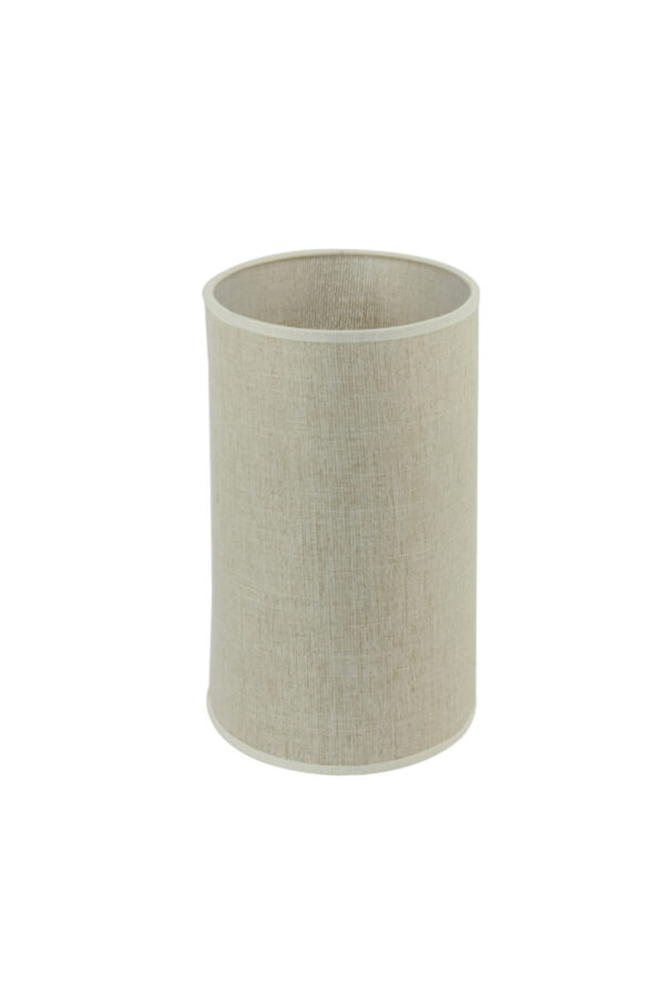 Beige lampenkap in cilindervormige stoffen Light & Living Breska - H 25 cm - Image 6