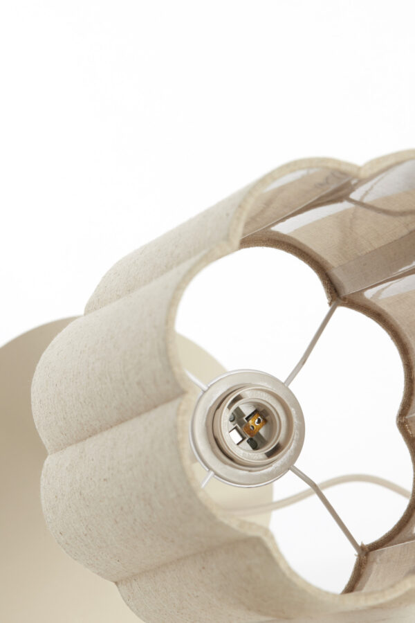 Lieve beige japandi tafellamp Light & Living Fringe - H 70 cm - Image 7