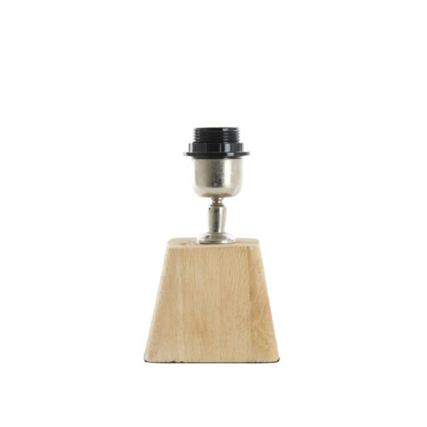Vierkant houten lampenvoet Light & Living Kardan - H 15 cm
