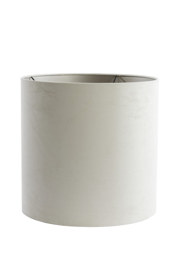 Lampenkap beige cilinder Light & Living Velours - Ø 45 cm - Image 2