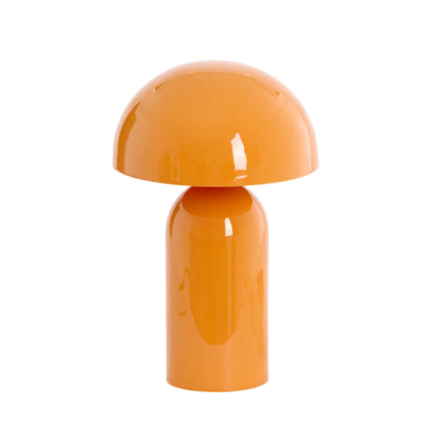 Oranje paddenstoel designlamp Light & Living Tolima - H 48 cm
