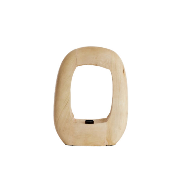 Houten lampvoet ovaal Light & Living Kelafo - H 40 cm