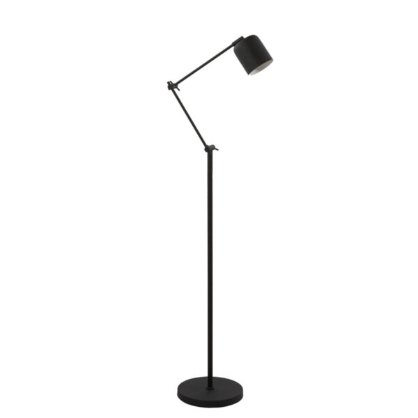 Zwarte vloerlamp verstelbaar Light & Living Rijeka - H 150 cm
