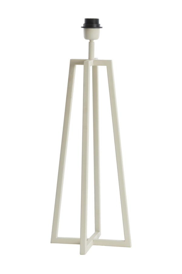 Witte lampenvoet geometrisch modern design Light & Living Miley - H 56 cm - Image 2