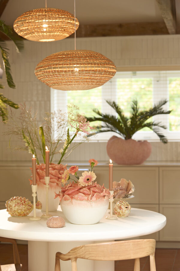 Natuurlijke rotan hanglamp stijlvol Light & Living Tawela - Ø 59,5 cm - Image 4