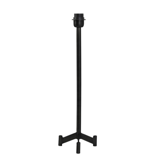 Lamepnvoet zwartkleurig Light & Living Dennis - H 50 cm