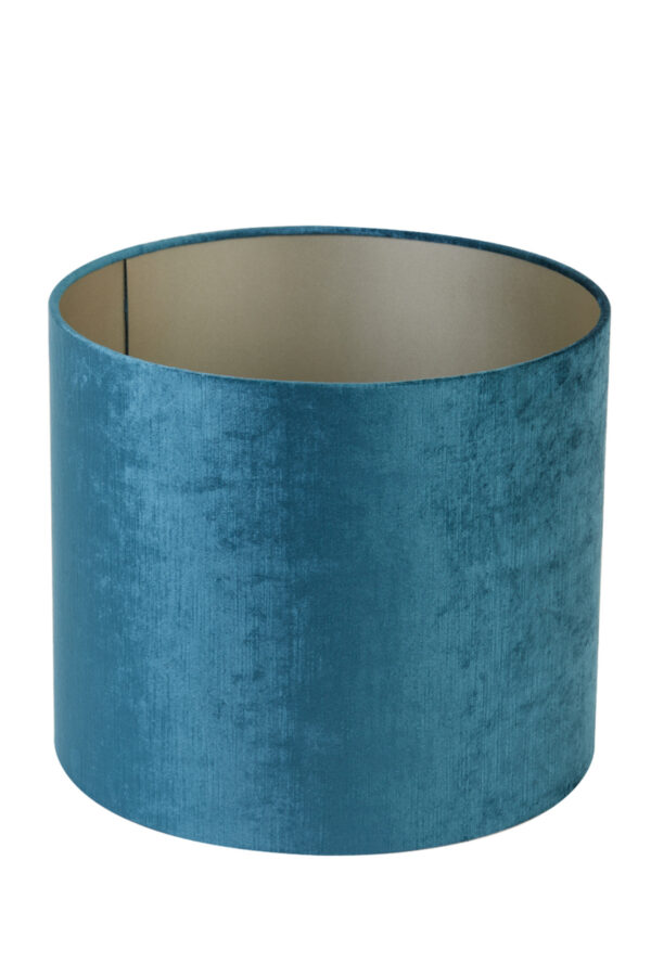Blauwe cilindervormige lampenkap voor stijl Light & Living Gemstone - Ø 35 cm - Image 3