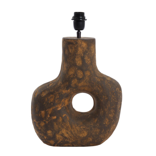 Vintage lampvoet aardetinten Light & Living Tarugi - H 47,5 cm