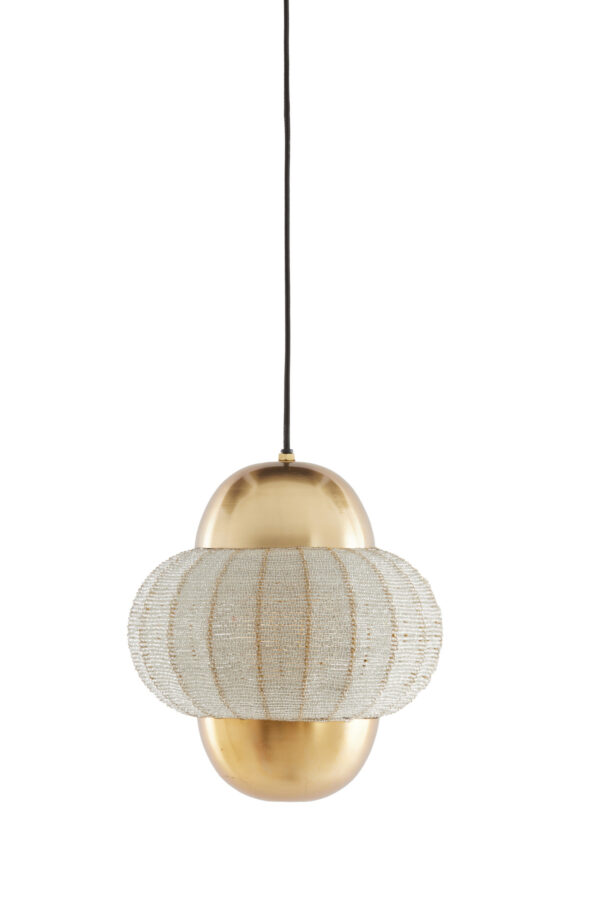 Glanzende gouden hanglamp design Light & Living Cetara - Ø 26 cm - Image 2