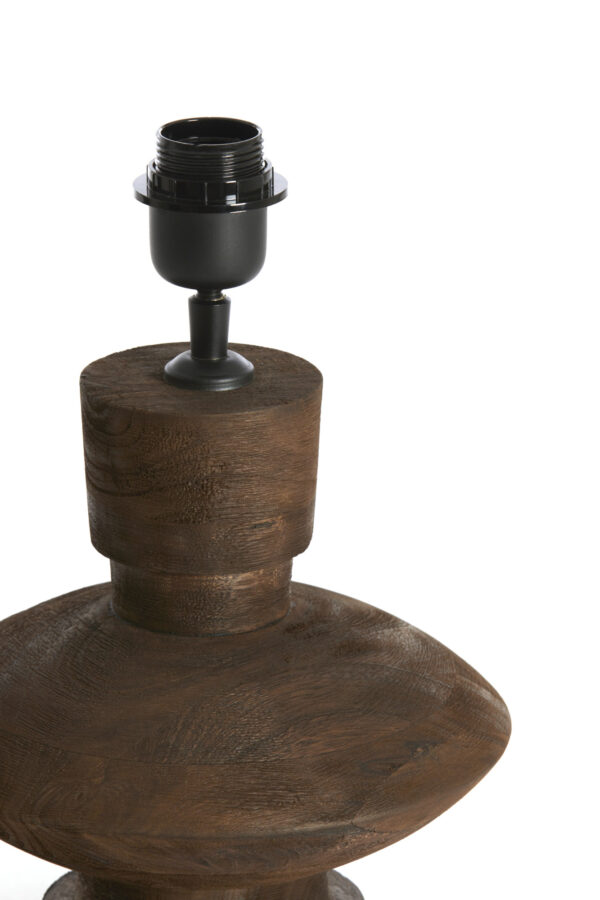 Houten lampvoet design Light & Living Fiera - H 25 cm - Image 3