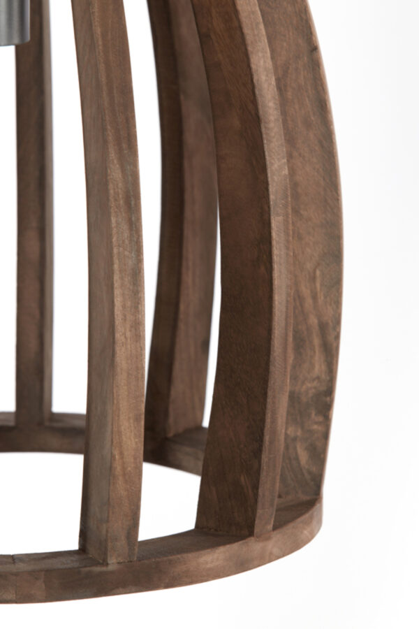Houten hanglamp met open structuur Light & Living Haranka - Ø 38 cm - Image 4