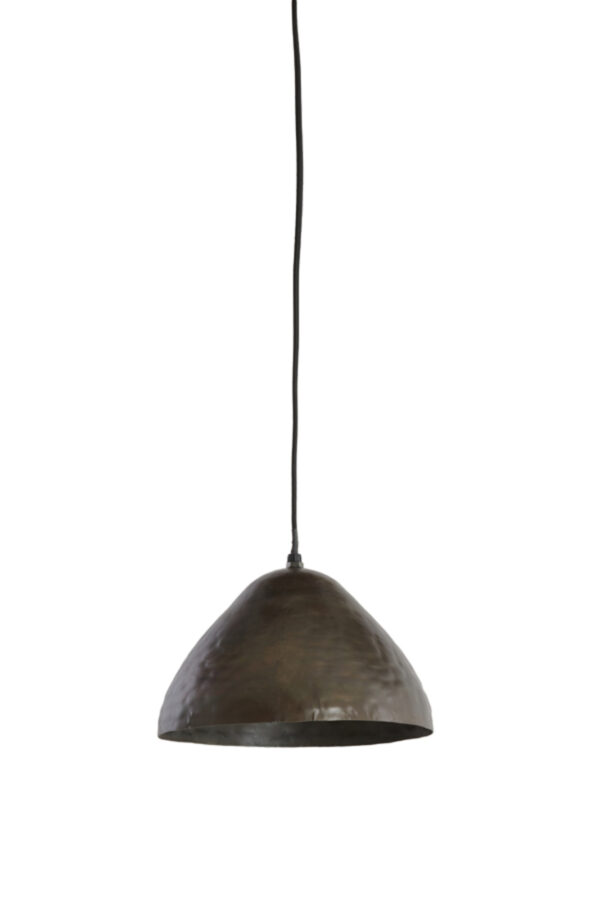 Mat zwarte metalen hanglamp Light & Living Elimo - Ø 25 cm - Image 2