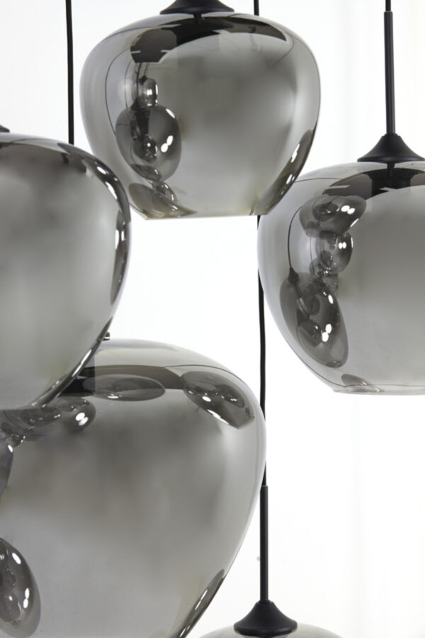 Meervoudige rookglazen hanglamp Light & Living Mayson - B 120 cm - Image 4
