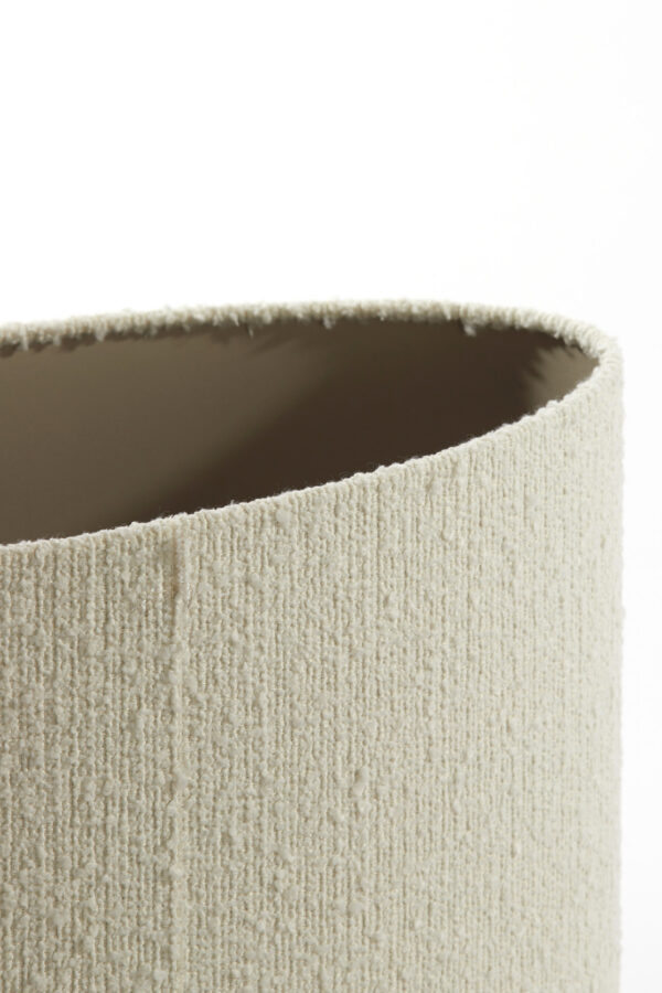 Beige cilinderlampenkap voor sfeervolle verlichting Light & Living Bolero - H 32 cm - Image 6