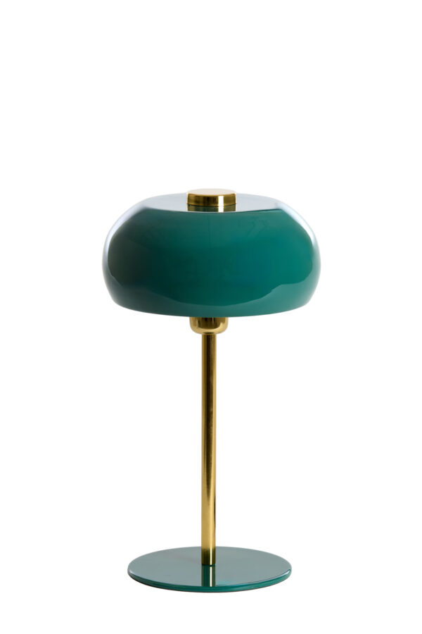 Groene glanzende bureaulamp Light & Living Surin - H 40 cm - Image 2