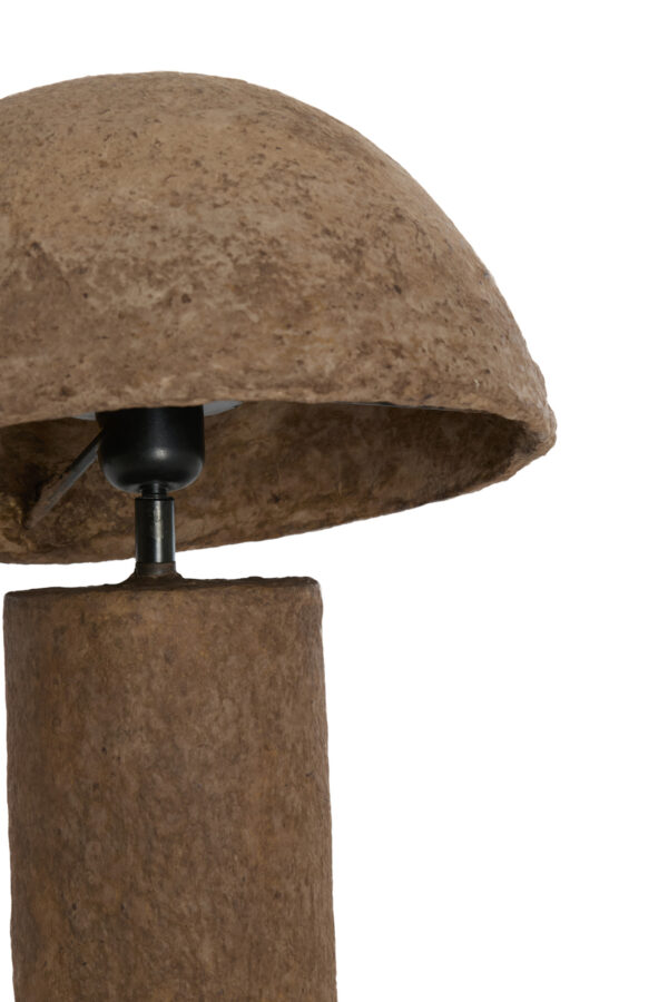 Stenen tafellampen cilindervormig Light & Living Qazu - H 48 cm - Image 4