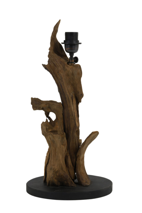 Houten lampenvoet decoratief design Light & Living Ikal - H 50 cm - Image 7