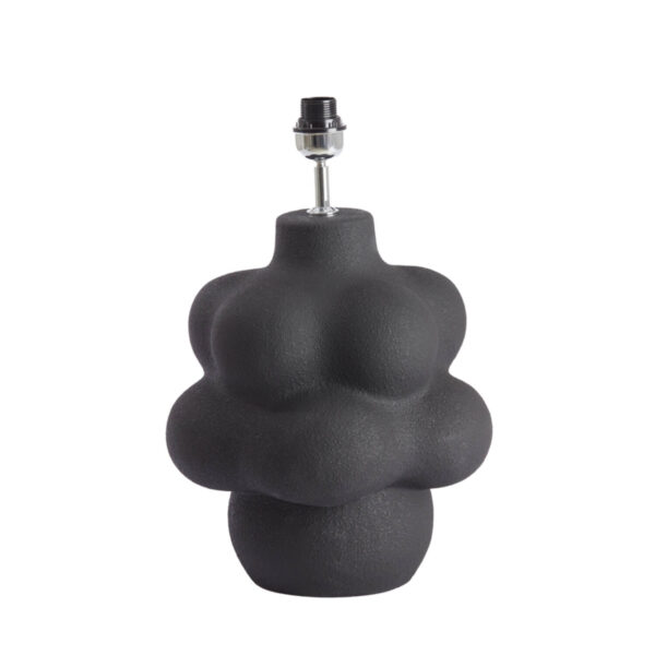 Moderne zwarte tafellampvoet Light & Living Carilo - H 50 cm