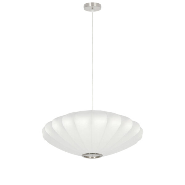 Schelpvormige witte hanglamp Light & Living Fay - Ø 60 cm