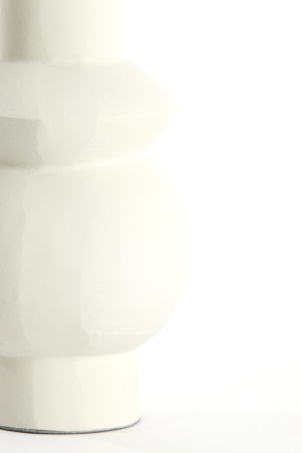 Witte lampenvoet geometrisch design Light & Living Esino - H 38 cm - Image 5