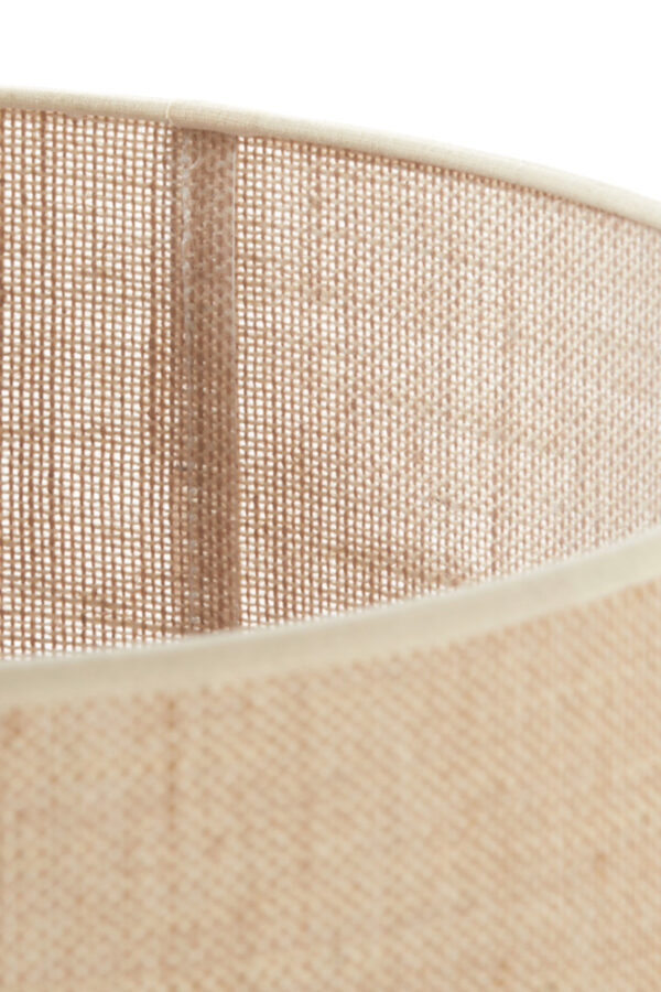 Beige cilindervormige lampenkap voor sfeerverlichting Light & Living Sendai - Ø 25 cm - Image 6